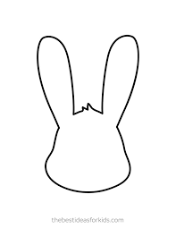 Easter bunny face printable ; Easter Bunny Template The Best Ideas For Kids
