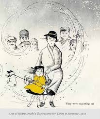 At Night My Little Lamp And Book Eloise In Moscow Hilary Knight Paris Illustration Illustration