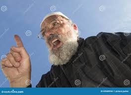 Elder Muslim with Raised Finger Stock Photo - Image of takke, believe:  83589044