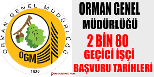 Ogm tarafından duyurulan 2080 geçici ve 3 daimi işçi alımı ilanı vatandaşlar tarafından araştırılmaya devam ediliyor. Ogm 2 Bin 80 Kamu Personel Alimi Basvuru Tarihleri Sartlari