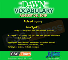 Beside meaning and definition for word cessation, on this page you can find other interesting information too, like synonyms or related words. Daily Dawn Vocabulary With Urdu Meaning 6 August 2019 English Grammar