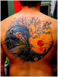 Day and night in nature by boots brandon of redeemed tattoo, cebu city. Night And Day Tattoo Tattoo Ideas Center