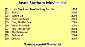Jet li and jason statham find themselves on opposing sides in the immensely boring war, which is full of clichés but short on action. Jason Statham Movies List Youtube