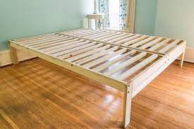 Monterey's solid wood queen or king platform bed frame and angled headboard are perfectly balanced and give it a modern sleigh bed feel. The 3 Best Platform Bed Frames Under 300 In 2021 Reviews By Wirecutter
