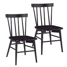 Wendlebury Solid Wood Slat Back Side Chair In 2021 Wood Slats Black Dining Chairs Side Chairs