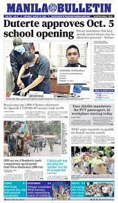 Russia saw more than 530,000 excess deaths between the start of the pandemic and the. Get Your Digital Copy Of Manila Bulletin August 15 2020 Issue