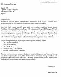 Anda tentu perlu menulis surat lamaran kerja bersama dengan baik supaya mungkin diterima di perusahaan yang anda dambakan semakin besar. Contoh Surat Lamaran Kerja Jadi Guru 1 Contoh Surat Lamaran Kerja Guru Yang Menarik Dan Terbaik Http Contohsuratlamarankerjajakarta Matematika Guru Surat