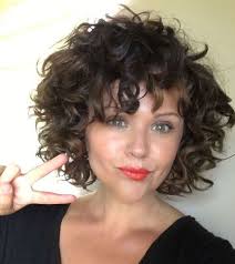 15 Curly Bob With Bangs Hairstyle Curly Hair Styles Short Curly Hairstyles For Women Short Curly Haircuts