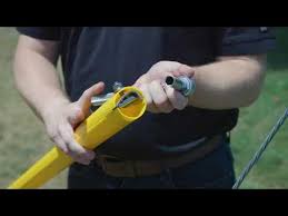 Cable Tie Guy Marker Installation - YouTube