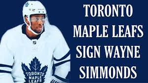 Additional pages for this player. Toronto Maple Sign Wayne Simmonds Youtube