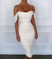 Belle Off Shoulder Draped Fitted Dress Shop Luxe Style Fancy Dresses Elegant Dresses Dresses
