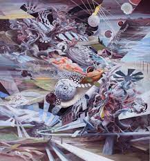Drawing lion mane with pencil. Abstract Paintings By Oliver Vernon Cuded