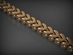 Chain Link 126 3d Print Model Gold Neck Chain 3d Printable Models Jewelry Model