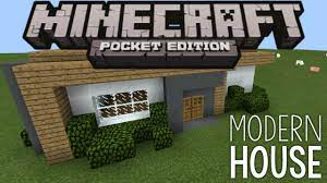 Weitere ideen zu minecraft projekte, minecraft haus, minecraft. How To Build A Modern House Minecraft Pe Pocket Edition Youtube