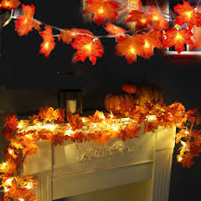 Maybe you would like to learn more about one of these? Thanksgiving Decorations Lighted Fall Garland Thankgiving Decor For Indoor Outdoor Home Christmas Decorations Party Thanksgiving Gift Waterproof Maple Leaf String Lights 4 Pack Seasonal Lighting Home Kitchen Fcteutonia05 De
