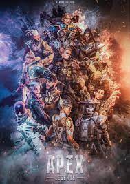 Apex legends is coming to the nintendo switch on march 9th, so switch owners need to get good fast if they want to compete. New And Updated Full Character Apex Legends Poster Now All With Legendary Skins Plus Rampart Apexlegends