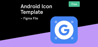 Comes in default and dark themes. Android App Icon Figma Template Figmacrush Com