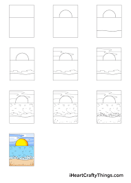 What does it take to ocean waves drawing simple? Ocean Drawing How To Draw An Ocean Step By Step