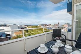 Het biedt accommodatie met een balkon. Ferienwohnung Atlantik At15 Westerland Sylt Wiking Sylt