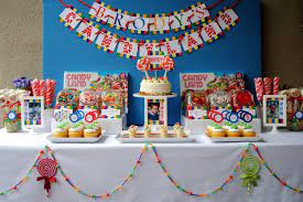Tips for how to set up a snack or candy bar for a wedding reception. Party Dessert Table Setup Novocom Top