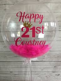Few things make a person feel more special and appreciated than receiving a surprise delivery of a balloon bouquet. Personalised 21st Birthday Balloon Bespoke Balloon Inflated Balloon In A Box Balloon Delivery Custo Custom Balloons Birthday Balloon Delivery Birthday Balloons