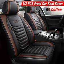 Buy 1 2pcs Universal Pu Leather Car Front Seat Waterproof Mat Covers Rear Seat Back Cushion Pad Mat Backrest Protector For Lada Vesta For Ford For Bmw At Affordable Prices Free Shipping