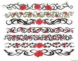 Tattoo Armband Blumen Motive Tattoovorlagen Armband Tattoo Tattoo Band Tattoo Armband Handgelenk