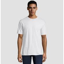 Hanes Men S Big Tall Short Sleeve Beefy T Shirt White 4xl Target