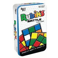 Rubik S Battle Card Game Tin Walmart Com In 2021 Battle Card Games Card Games Card Games For Kids