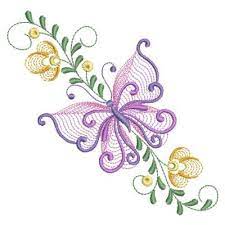 Hand and machine embroidery designs. Flower Butterfly Embroidery Designs Machine Embroidery Designs At Embroiderydesigns Com