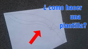 Ver más ideas sobre plantillas cuchillos, cuchillos, plantillas para cuchillos. Como Hacer Una Plantilla Para Cuchillos De Imitacion Youtube