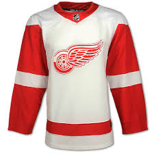 adidas authentic on ice detroit red wings road jersey