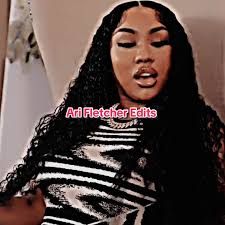 Ari Fletcher Black Dress