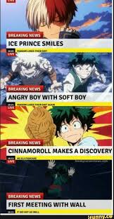 First Meeting With Wall Ifunny My Hero My Hero Academia Episodes My Hero Academia Manga He only appears once a year. my hero academia episodes
