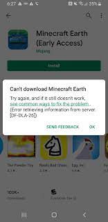 Play in creative mode with unlimited resources or mine deep into the world in survival mode, crafting weapons and armor to fend off dangerous mobs. Error Code Df Dla 26 Pops Up When I Try To Install Minecraft Earth Google Play Community