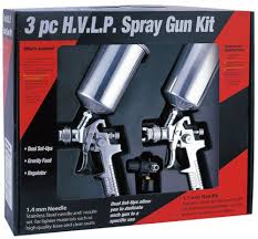 3pcs H V L P Spray Gun Kit 1000ml 1 4 1 7mm W 2000b3 E
