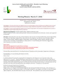 Meeting Minutes -March 27, 2018