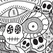Free printable nightmare before christmas coloring pages best coloring pages for kids. Impermanent Skeleton 12 Printable Coloring Pages Instant Download