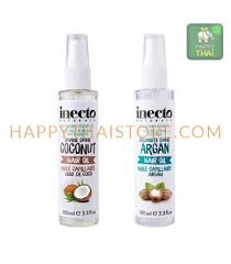 1 x inecto shampoo pure coconut 500ml Inecto Hair Oil 100 Ml Happythai Online Store