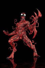 壽屋暢銷熱門的 artfx 蜘蛛人殿堂 スパイダーマン hall of fame 新系列 繼上次發表的 猛毒特工 之後 最新第五彈宣布將推出強力反派 屠殺 carnage 又譯 血蜘蛛 屠殺 原名為cletus kasady 他原本是一個殺人成性的瘋狂殺人魔 在獄中碰巧認識了失去 pinterest