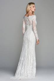Wtoo 10104 Kensington Off The Shoulder Long Sleeves Wedding Dress Column Wedding Dress Wedding Dress Sleeves Wedding Dress Long Sleeve
