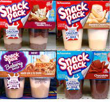 Hunt S Snack Pack Bakery Shop Pudding Cups One 4 Pack Snacks Snack Packs Bakery