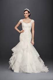 Oleg cassini cap sleeve lace wedding gown nwt $700 $1,699 size: Oleg Cassini Classic Bridal Looks From David S Bridal