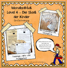 D 5 6 Monatsdiktat Level 4 Die Stadt Der Kinder Materialtanten