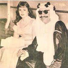 الشيخ عبدالله آل صباح وزوجته ليلى المرعبي والدة سفير الكويت في واشنطن الشيخ سالم العبدالله egyptian history history insta pic