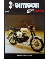 Die Simson S51 Ist Ein Vom Veb Fahrzeug Und Jagdwaffenwerk Ernst Thalmann Unter Dem Markennamen Simson Zwischen 1980 Und 1991 H Bike Mountain Bike Shoes Moped