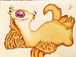How to draw ice age crat funny for kids drawing tutorial animals easysee more videos here: Mademoiselle Julie Sid From Ice Age Draw Drawing Art Sid
