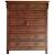 Antique Bow Front Chest Of Drawers