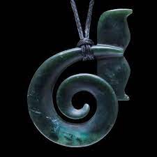 Greenstone Whale Tale Koru Necklace By Shaun Gardiner Stone Engraving Jade Carving Stone Carving