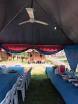 A refrigerator and kettle are also provided. Desa Damai Chalet Masjid Tanah Melaka